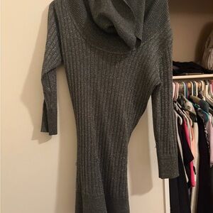 Iz Byer Charcoal Turtleneck Sweater